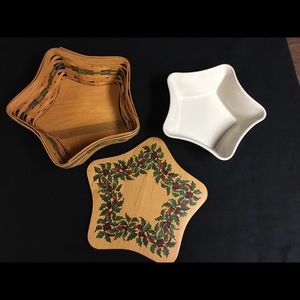 Longaberger Basket and pottery